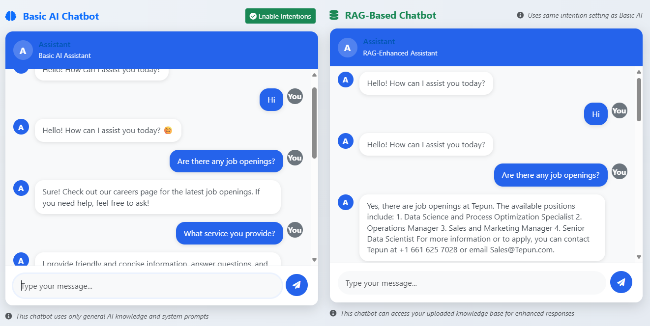 General AI vs RAG AI Comparison 3