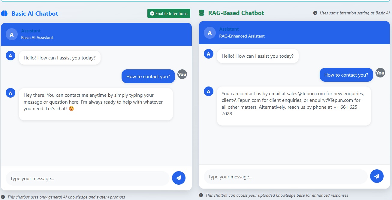 General AI vs RAG AI Comparison 4